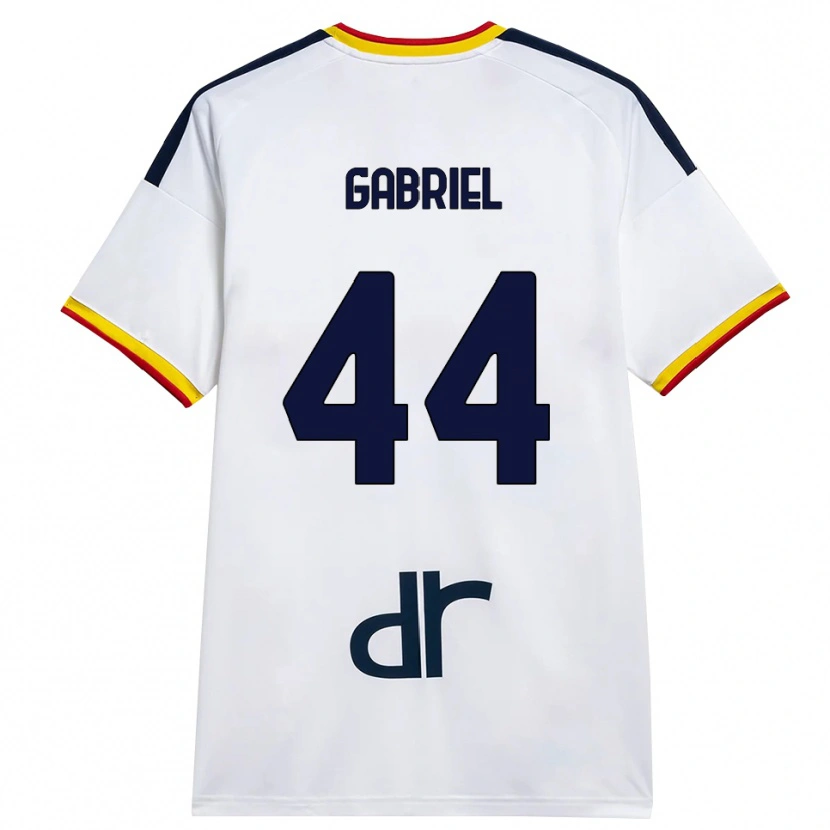 Danxen Mulher Camisola Tiago Gabriel #44 Branco Amarelo Vermelho Alternativa 2026/27 Camisa Brasil
