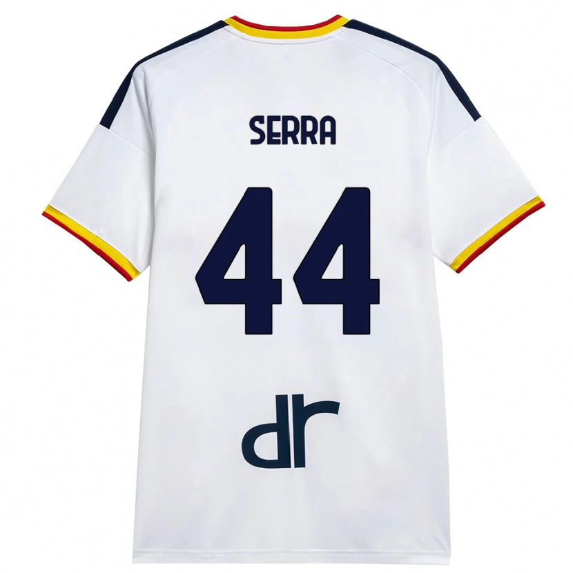 Danxen Mulher Camisola Francesco Serra #44 Branco Amarelo Vermelho Alternativa 2026/27 Camisa Brasil