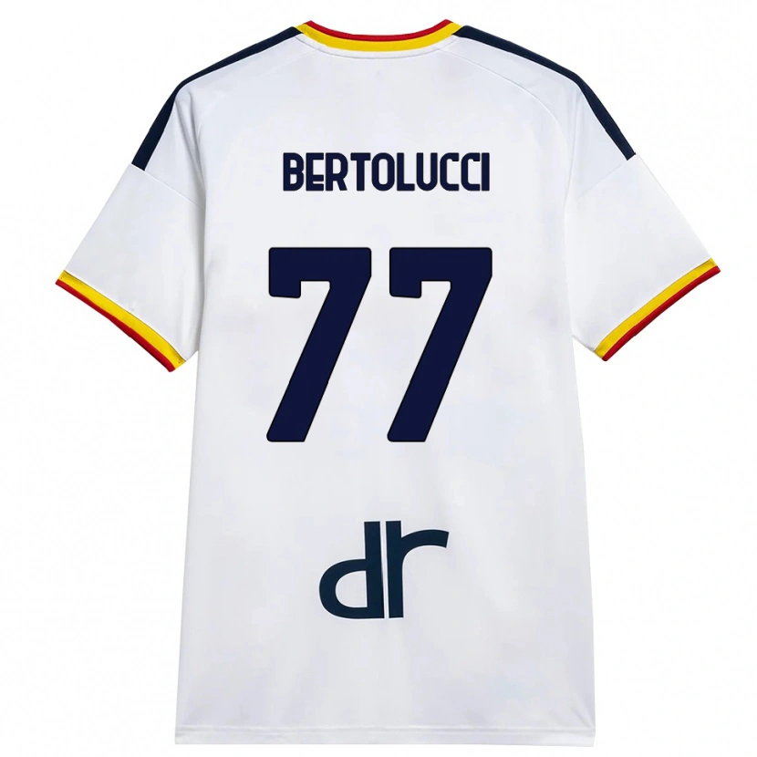 Danxen Mulher Camisola Sandro Bertolucci #77 Branco Amarelo Vermelho Alternativa 2026/27 Camisa Brasil