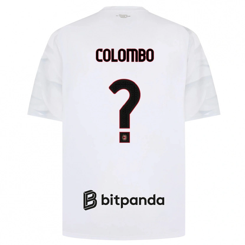 Danxen Mulher Camisola Tommaso Colombo #0 Branco Vermelho Preto Alternativa 2026/27 Camisa Brasil