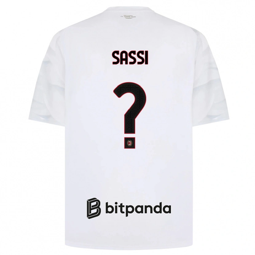 Danxen Mulher Camisola Simone Sassi #0 Branco Vermelho Preto Alternativa 2026/27 Camisa Brasil