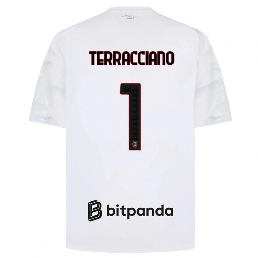 Danxen Mulher Camisola Pietro Terracciano #1 Branco Vermelho Preto Alternativa 2026/27 Camisa Brasil
