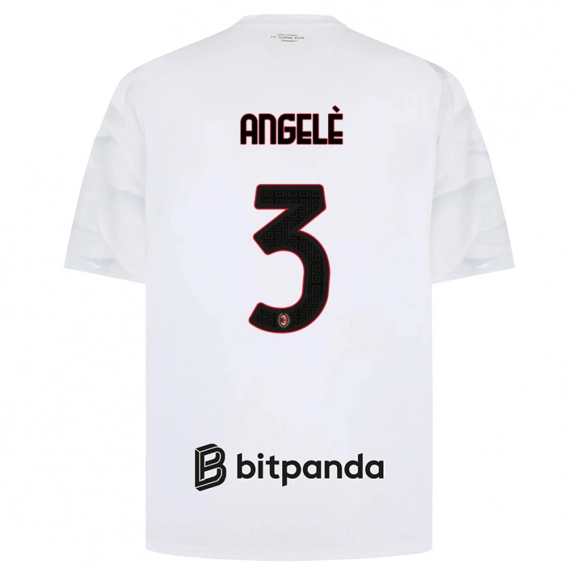Danxen Mulher Camisola Gregorio Angelè #3 Branco Vermelho Preto Alternativa 2026/27 Camisa Brasil