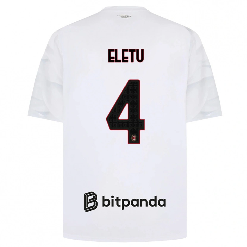 Danxen Mulher Camisola Victor Eletu #4 Branco Vermelho Preto Alternativa 2026/27 Camisa Brasil