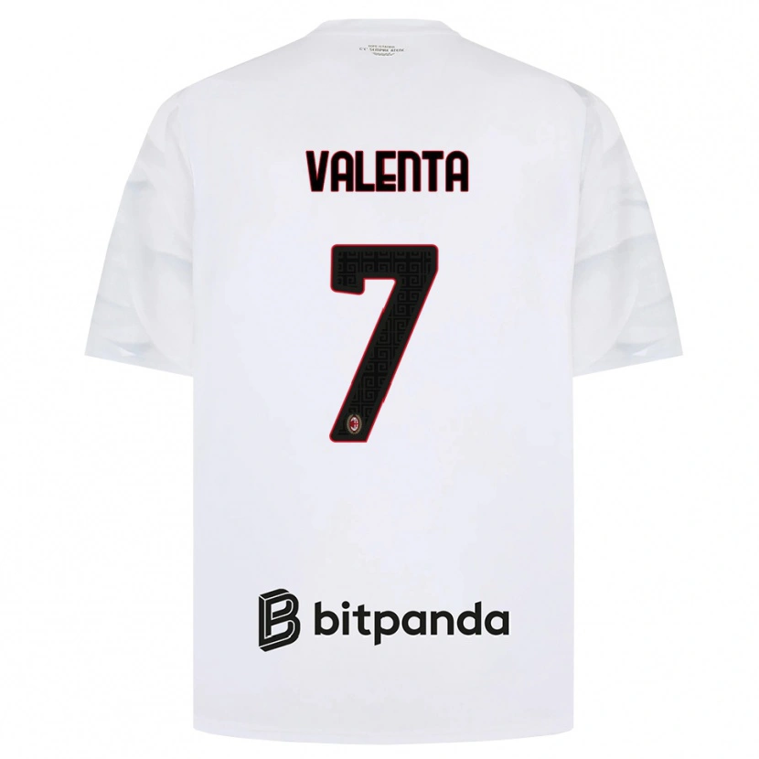 Danxen Mulher Camisola Tommaso Valenta #7 Branco Vermelho Preto Alternativa 2026/27 Camisa Brasil