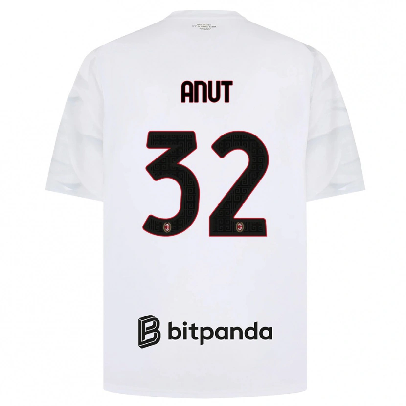 Danxen Mulher Camisola Niccolo Anut #32 Branco Vermelho Preto Alternativa 2026/27 Camisa Brasil