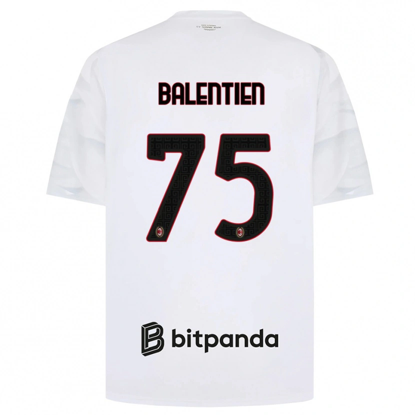Danxen Mulher Camisola Cheveyo Balentien #75 Branco Vermelho Preto Alternativa 2026/27 Camisa Brasil