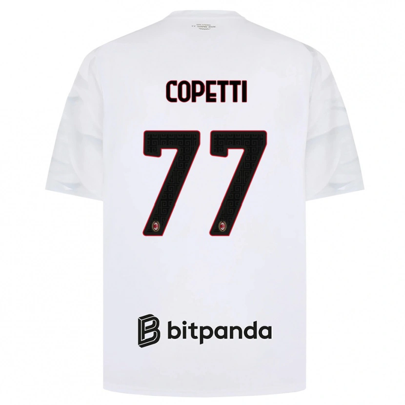 Danxen Mulher Camisola Matilde Copetti #77 Branco Vermelho Preto Alternativa 2026/27 Camisa Brasil