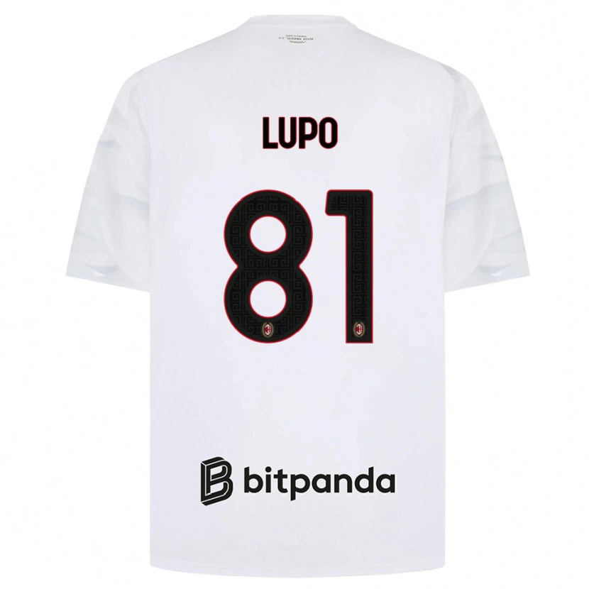 Danxen Mulher Camisola Simone Lupo #81 Branco Vermelho Preto Alternativa 2026/27 Camisa Brasil