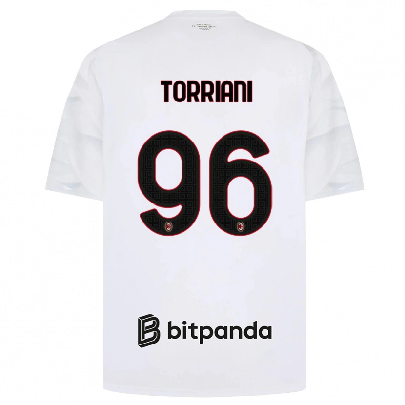Danxen Mulher Camisola Lorenzo Torriani #96 Branco Vermelho Preto Alternativa 2026/27 Camisa Brasil