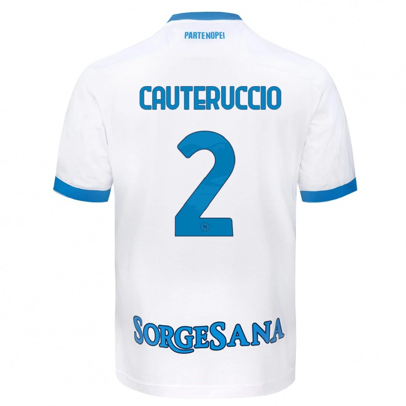Danxen Mulher Camisola Walter Cauteruccio #2 Azul Celeste Branco Alternativa 2026/27 Camisa Brasil