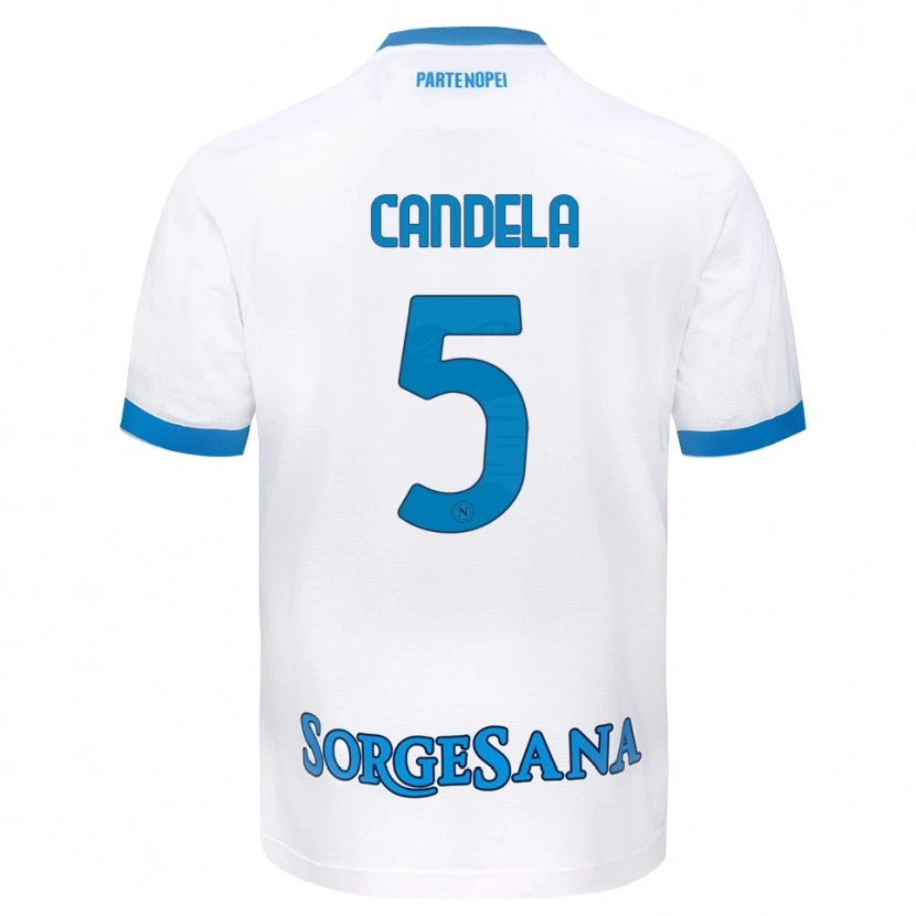 Danxen Mulher Camisola Ivan Candela #5 Azul Celeste Branco Alternativa 2026/27 Camisa Brasil