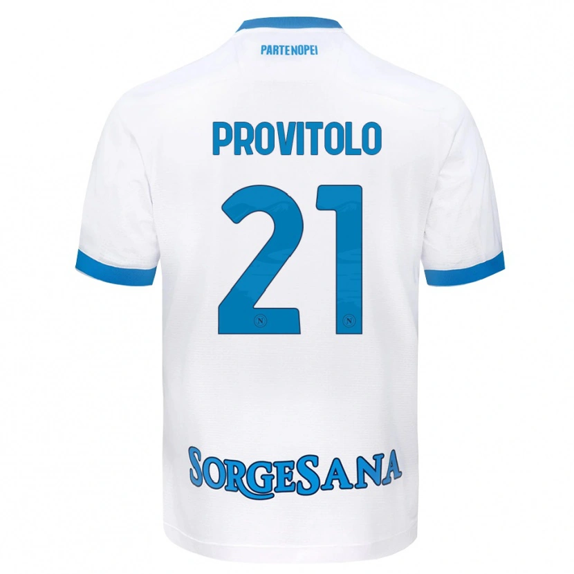 Danxen Mulher Camisola Vincenzo Provitolo #21 Azul Celeste Branco Alternativa 2026/27 Camisa Brasil