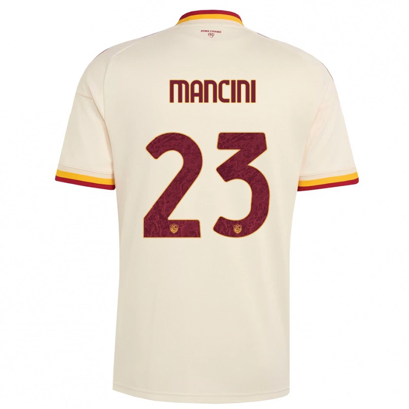 Danxen Mulher Camisola Gianluca Mancini #23 Champagne Vermelho Amarelo Alternativa 2026/27 Camisa Brasil