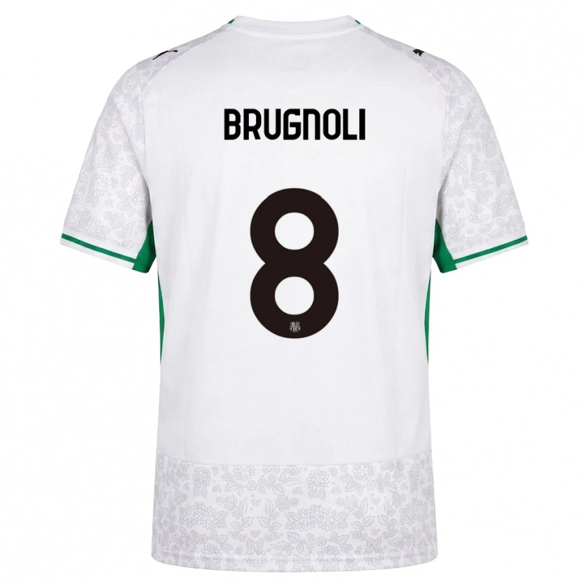 Danxen Mulher Camisola Giuseppe Brugnoli #8 Verde Preto Branco Alternativa 2026/27 Camisa Brasil