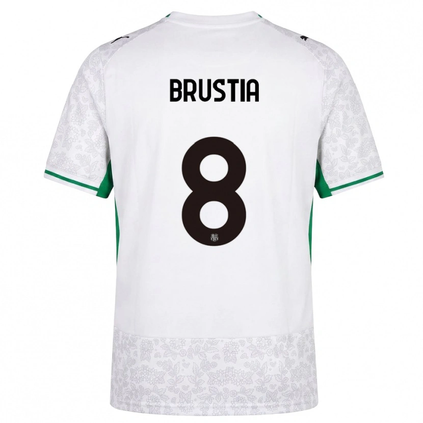 Danxen Mulher Camisola Martina Brustia #8 Verde Preto Branco Alternativa 2026/27 Camisa Brasil