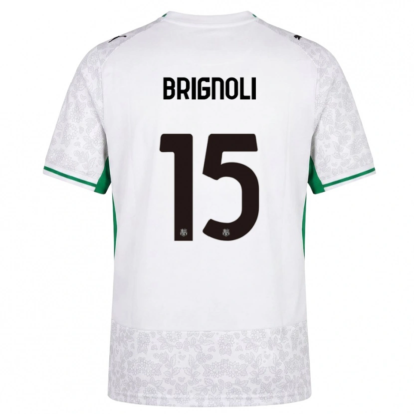 Danxen Mulher Camisola Benedetta Brignoli #15 Verde Preto Branco Alternativa 2026/27 Camisa Brasil