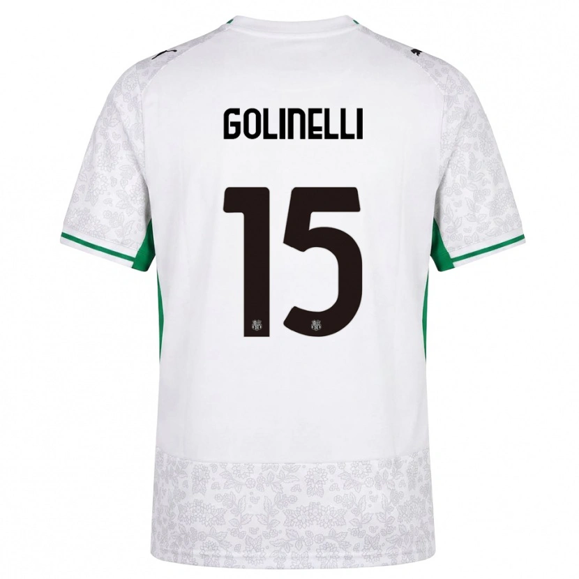 Danxen Mulher Camisola Emanuele Golinelli #15 Verde Preto Branco Alternativa 2026/27 Camisa Brasil