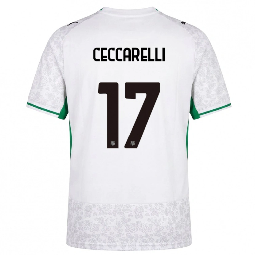 Danxen Mulher Camisola Samuel Ceccarelli #17 Verde Preto Branco Alternativa 2026/27 Camisa Brasil