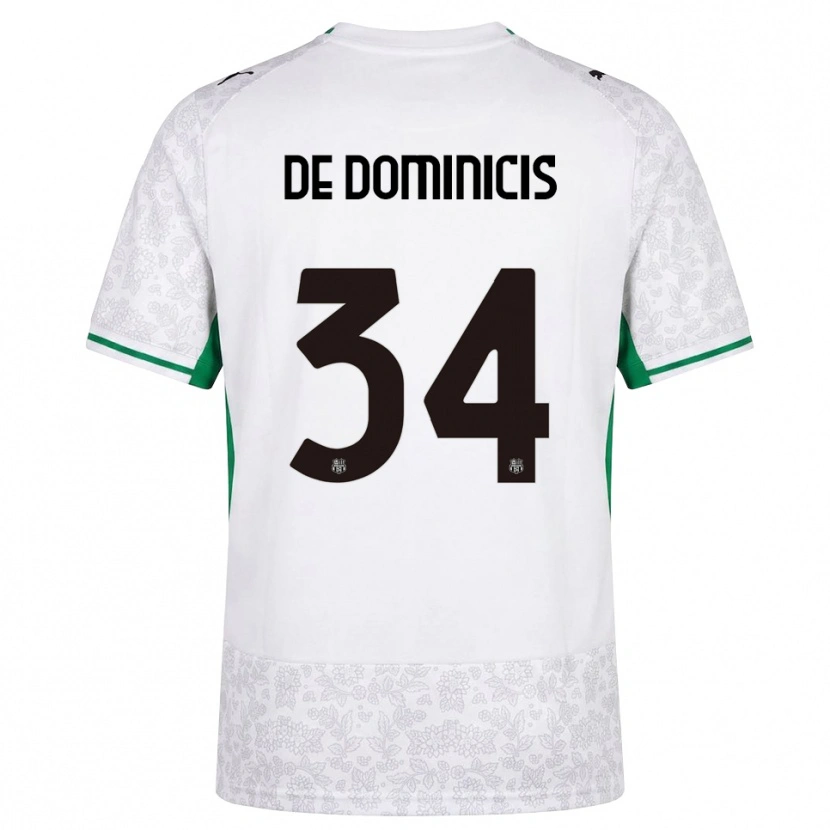 Danxen Mulher Camisola Diego De Dominicis #34 Verde Preto Branco Alternativa 2026/27 Camisa Brasil