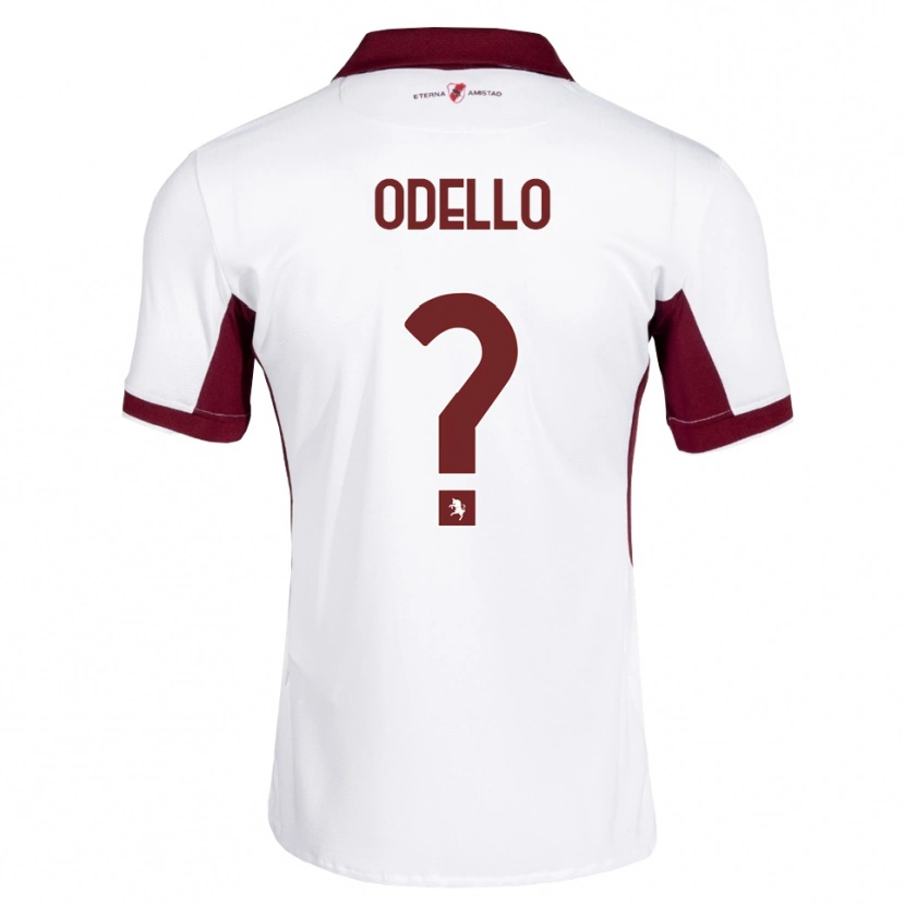 Danxen Mulher Camisola Ryan Odello #0 Bordô Branco Vermelho Alternativa 2026/27 Camisa Brasil