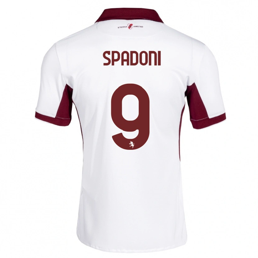 Danxen Mulher Camisola Arthur Spadoni #9 Bordô Branco Vermelho Alternativa 2026/27 Camisa Brasil