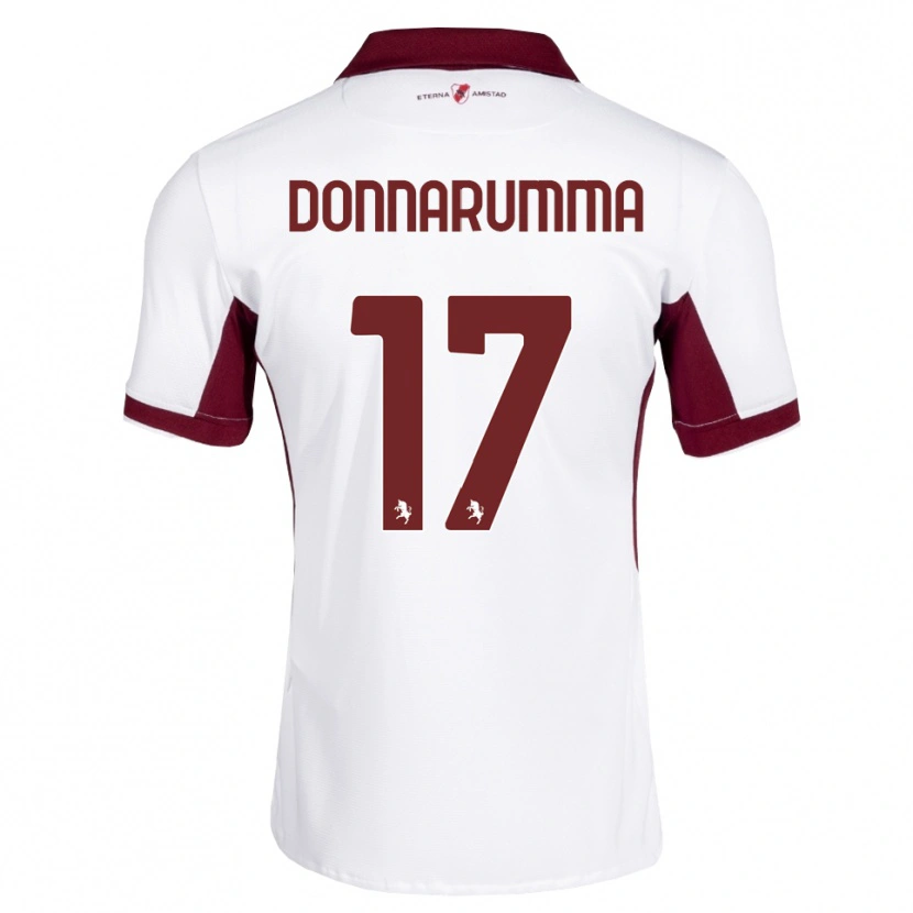 Danxen Mulher Camisola Antonio Donnarumma #17 Bordô Branco Vermelho Alternativa 2026/27 Camisa Brasil