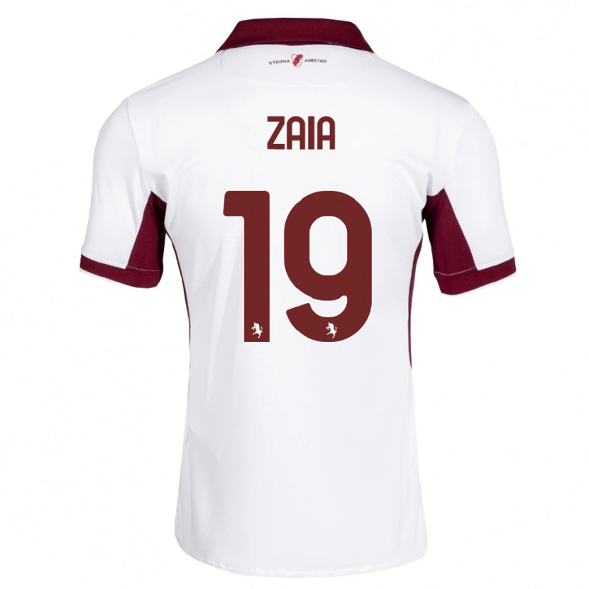 Danxen Mulher Camisola Edoardo Zaia #19 Bordô Branco Vermelho Alternativa 2026/27 Camisa Brasil