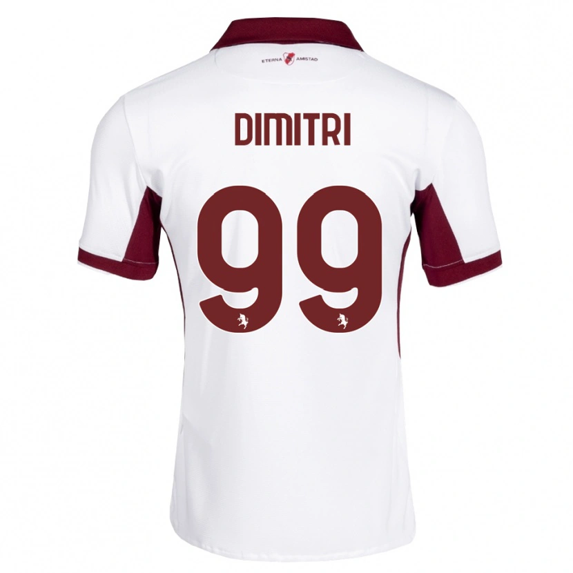 Danxen Mulher Camisola Matteo Dimitri #99 Bordô Branco Vermelho Alternativa 2026/27 Camisa Brasil