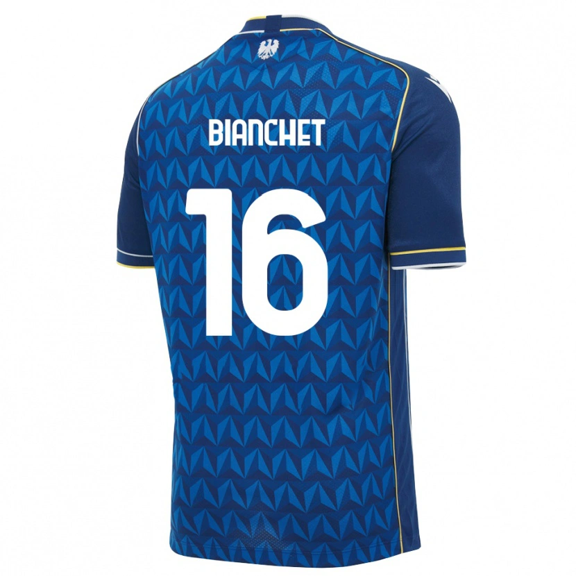 Danxen Mulher Camisola Alessandro Bianchet #16 Azul Real Branco Azul Alternativa 2026/27 Camisa Brasil