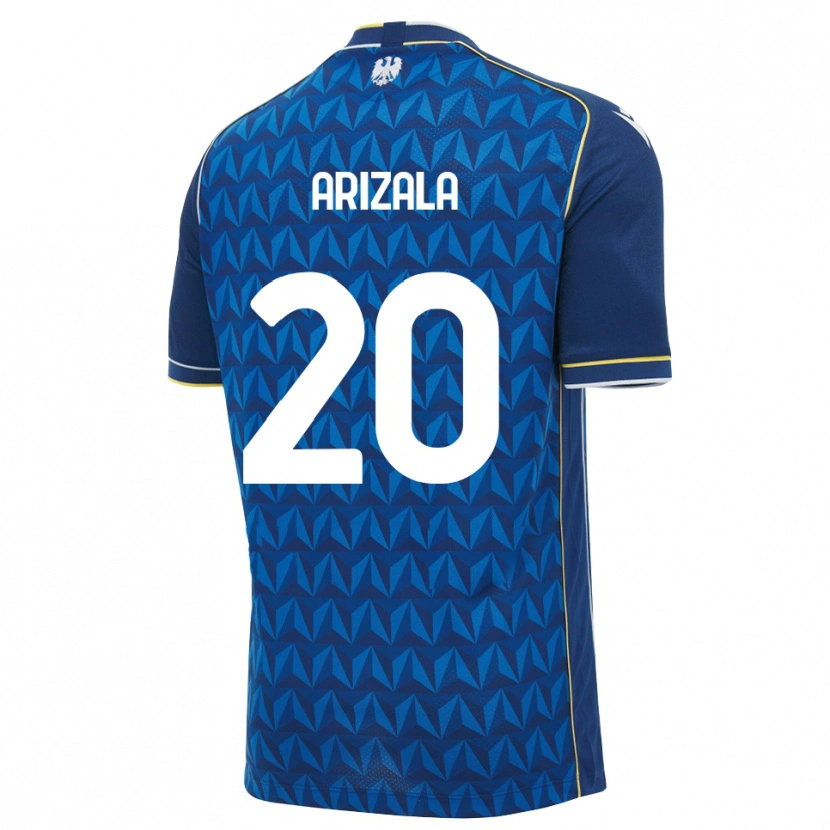 Danxen Mulher Camisola Juan Arizala #20 Azul Real Branco Azul Alternativa 2026/27 Camisa Brasil