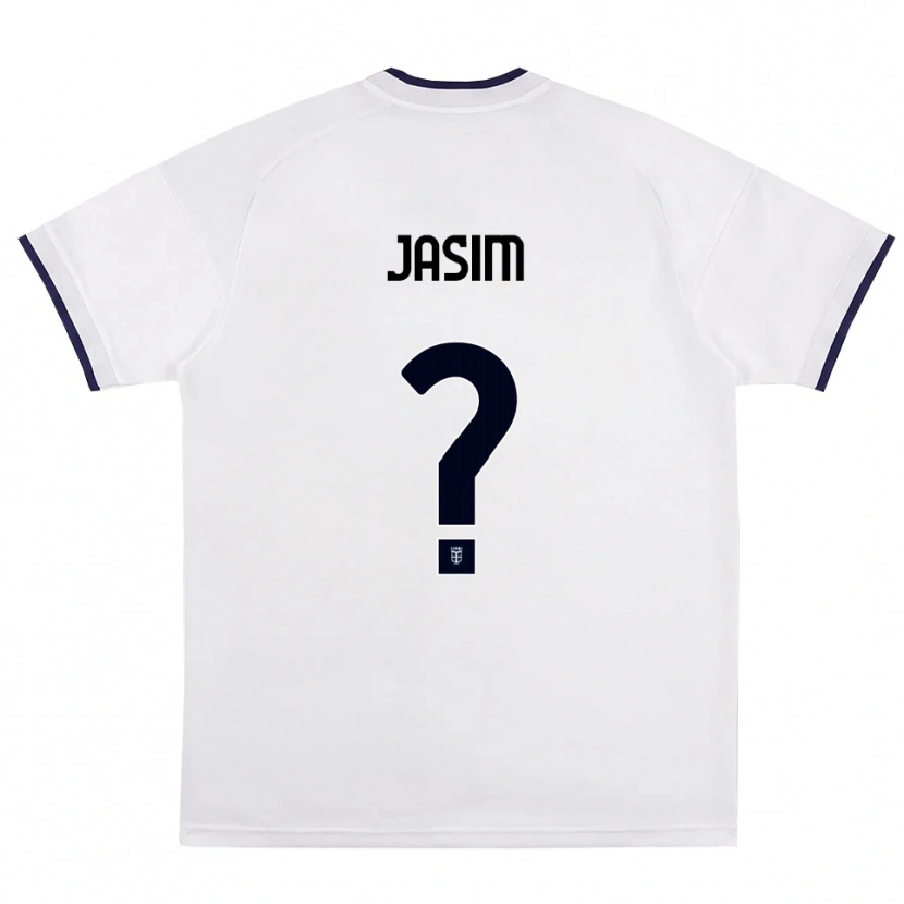 Danxen Mulher Camisola Ali Jasim #0 Branco Vermelho Azul Real Alternativa 2026/27 Camisa Brasil