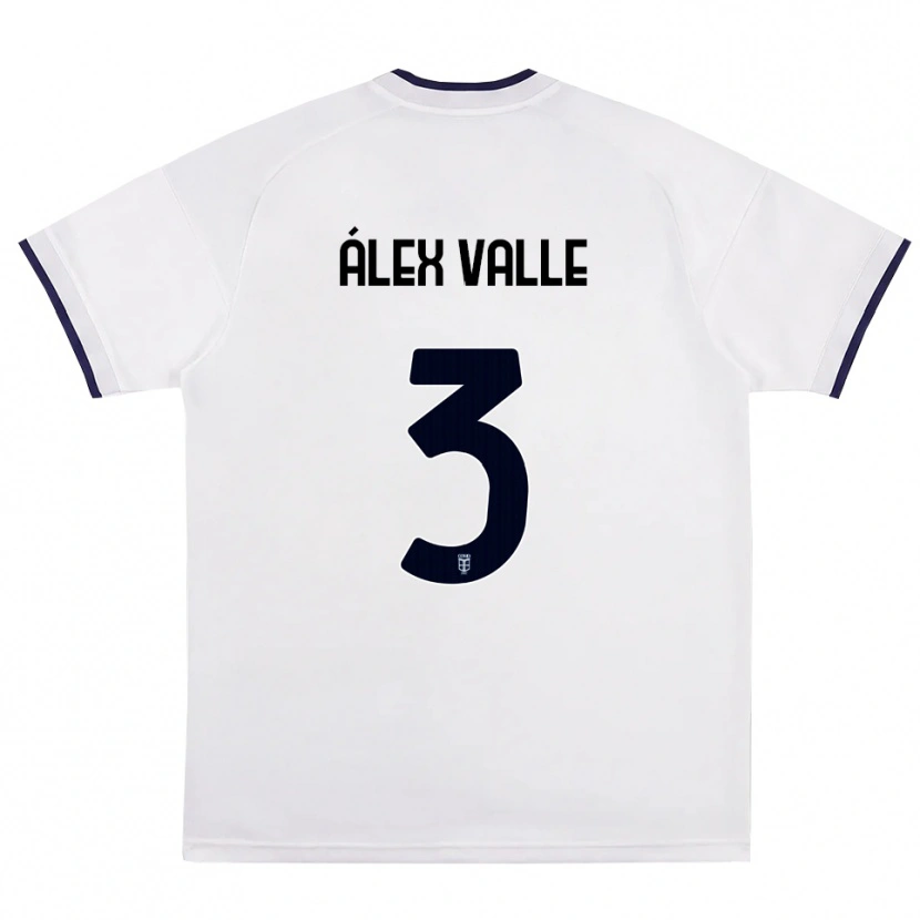 Danxen Mulher Camisola Álex Valle #3 Branco Vermelho Azul Real Alternativa 2026/27 Camisa Brasil