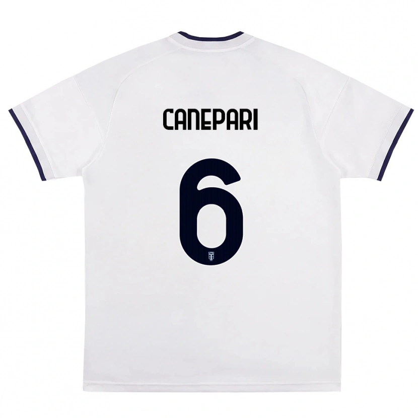 Danxen Mulher Camisola Lorenzo Canepari #6 Branco Vermelho Azul Real Alternativa 2026/27 Camisa Brasil