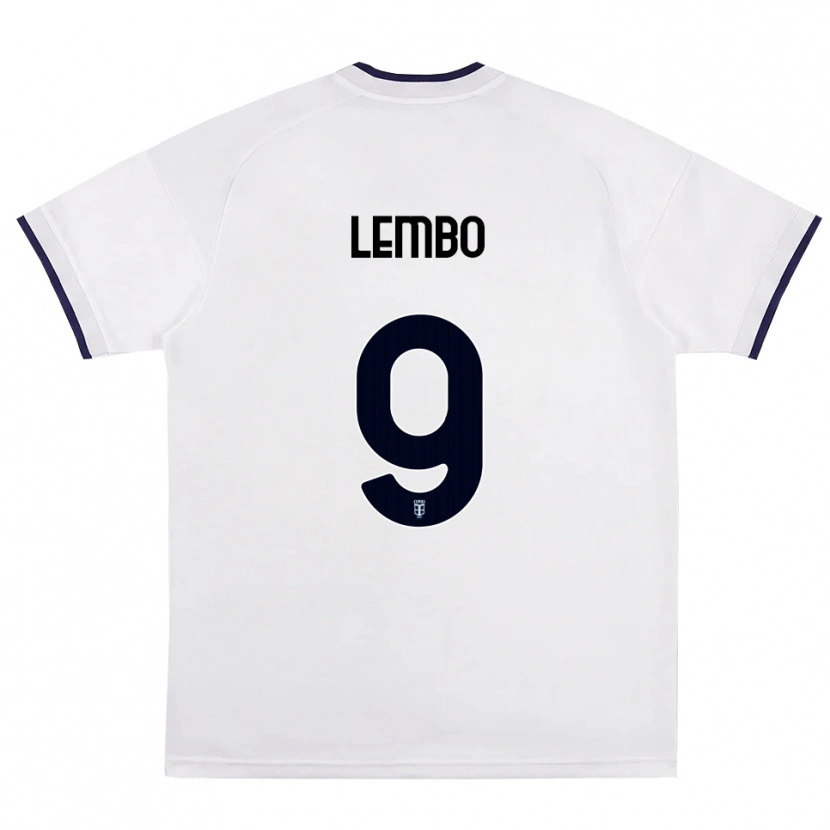 Danxen Mulher Camisola Francesco Lembo #9 Branco Vermelho Azul Real Alternativa 2026/27 Camisa Brasil