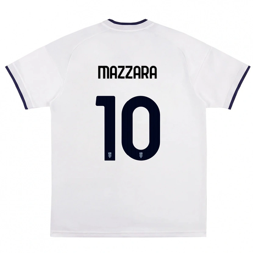 Danxen Mulher Camisola Cristian Mazzara #10 Branco Vermelho Azul Real Alternativa 2026/27 Camisa Brasil