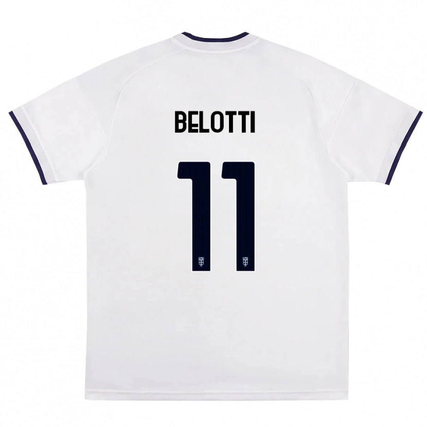 Danxen Mulher Camisola Andrea Belotti #11 Branco Vermelho Azul Real Alternativa 2026/27 Camisa Brasil