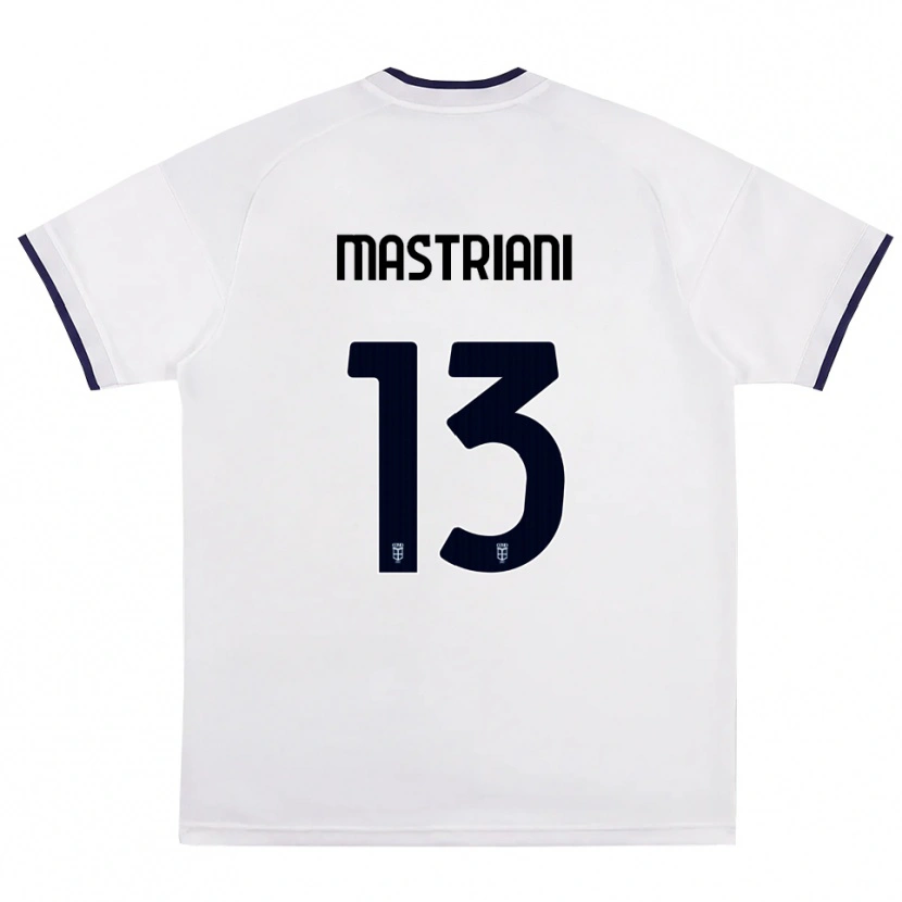 Danxen Mulher Camisola Salvatore Mastriani #13 Branco Vermelho Azul Real Alternativa 2026/27 Camisa Brasil
