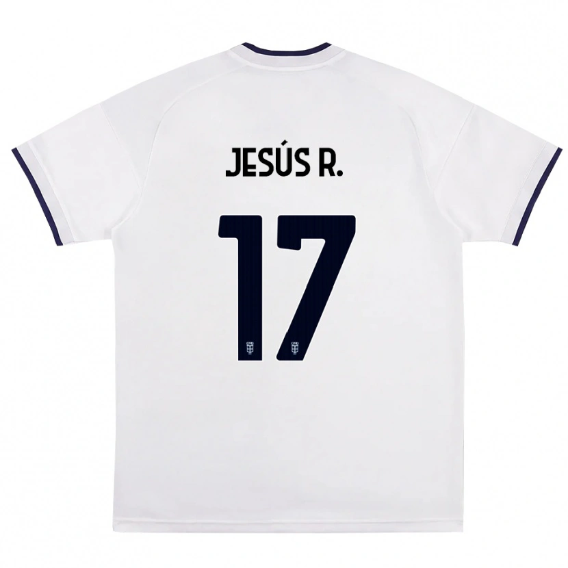 Danxen Mulher Camisola Jesús Rodríguez #17 Branco Vermelho Azul Real Alternativa 2026/27 Camisa Brasil