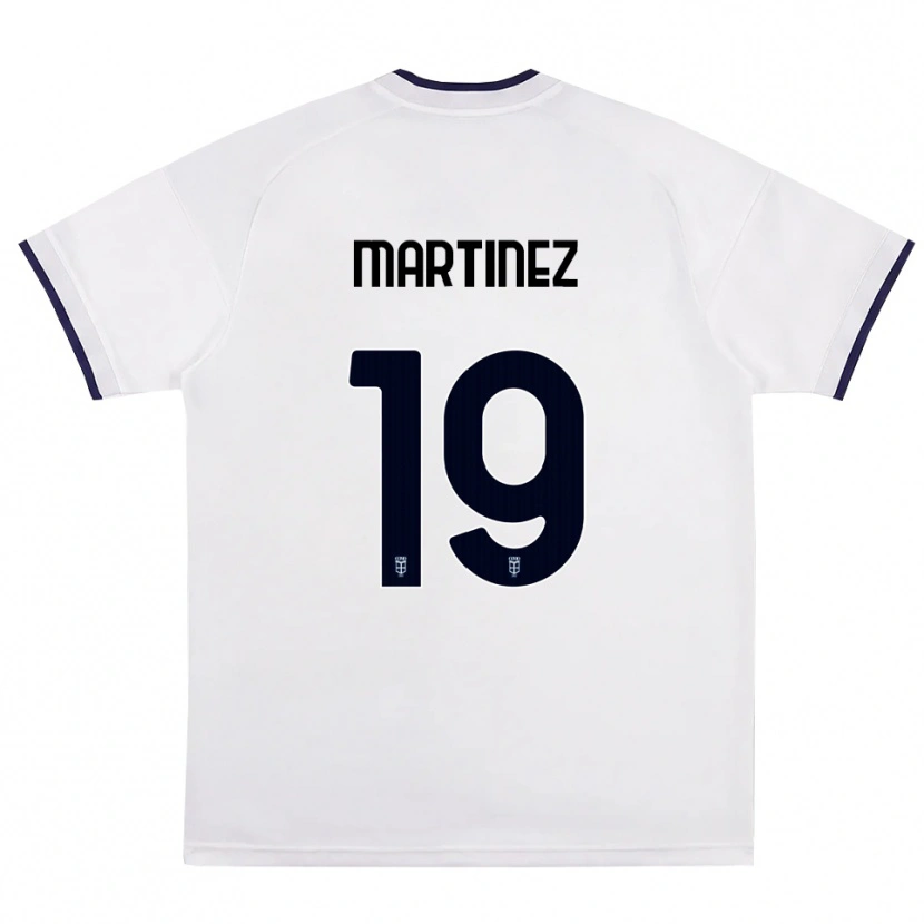 Danxen Mulher Camisola Diego Martinez #19 Branco Vermelho Azul Real Alternativa 2026/27 Camisa Brasil
