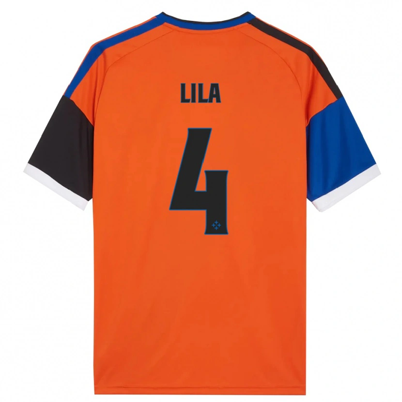 Danxen Mulher Camisola Fabjan Lila #4 Laranja Azul Preto Branco Alternativa 2026/27 Camisa Brasil
