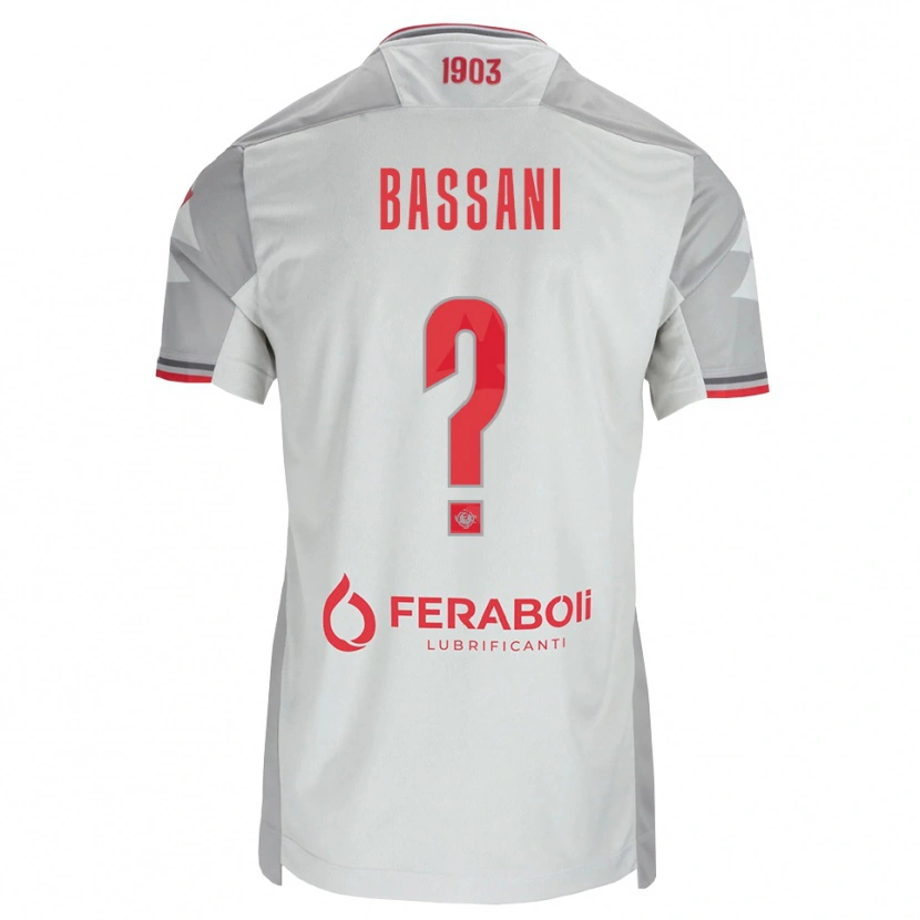 Danxen Mulher Camisola Edoardo Bassani #0 Cinza Branco Vermelho Alternativa 2026/27 Camisa Brasil