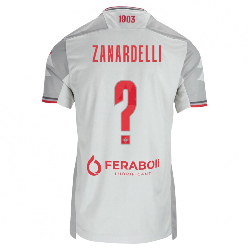 Danxen Mulher Camisola Nicola Zanardelli #0 Cinza Branco Vermelho Alternativa 2026/27 Camisa Brasil