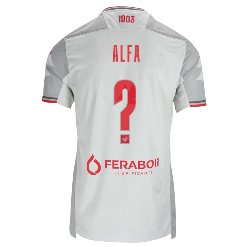 Danxen Mulher Camisola Karim Alfa #0 Cinza Branco Vermelho Alternativa 2026/27 Camisa Brasil