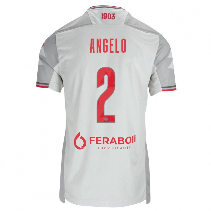 Danxen Mulher Camisola Angelo Antonio Di Palma #2 Cinza Branco Vermelho Alternativa 2026/27 Camisa Brasil