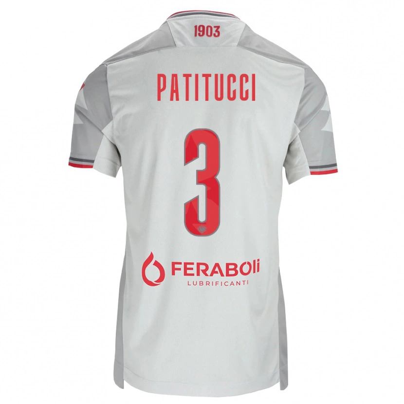 Danxen Mulher Camisola Christian Patitucci #3 Cinza Branco Vermelho Alternativa 2026/27 Camisa Brasil