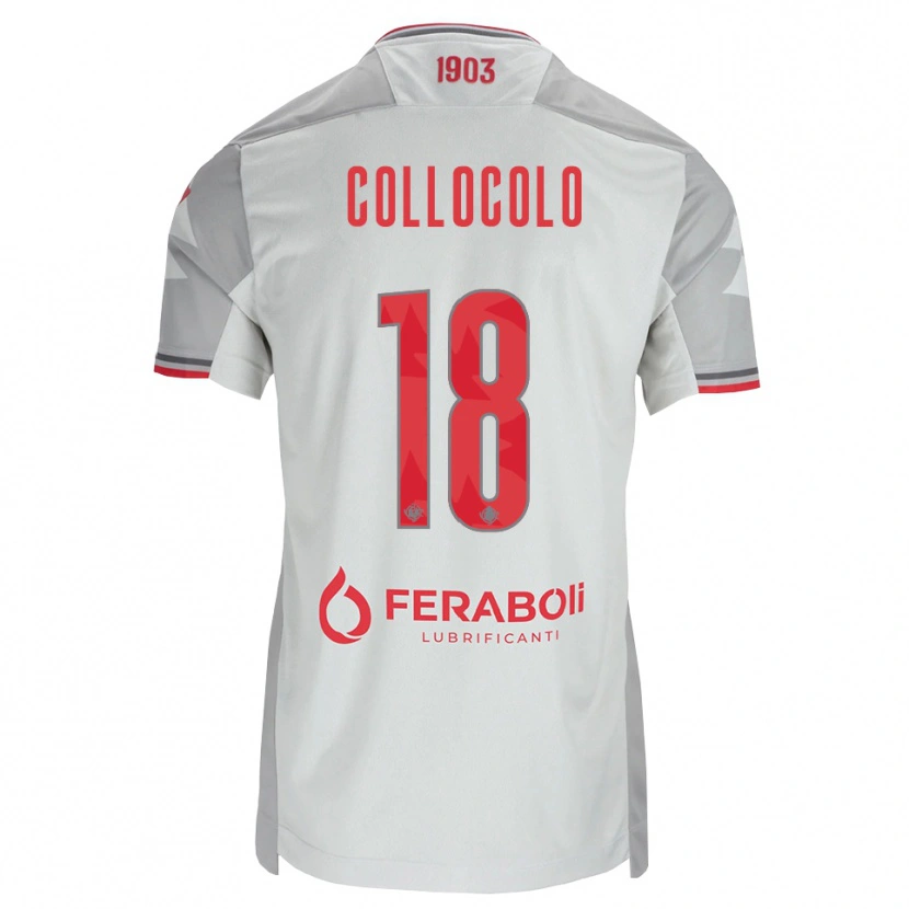 Danxen Mulher Camisola Michele Collocolo #18 Cinza Branco Vermelho Alternativa 2026/27 Camisa Brasil