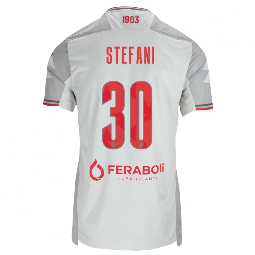 Danxen Mulher Camisola Christian Stefani #30 Cinza Branco Vermelho Alternativa 2026/27 Camisa Brasil