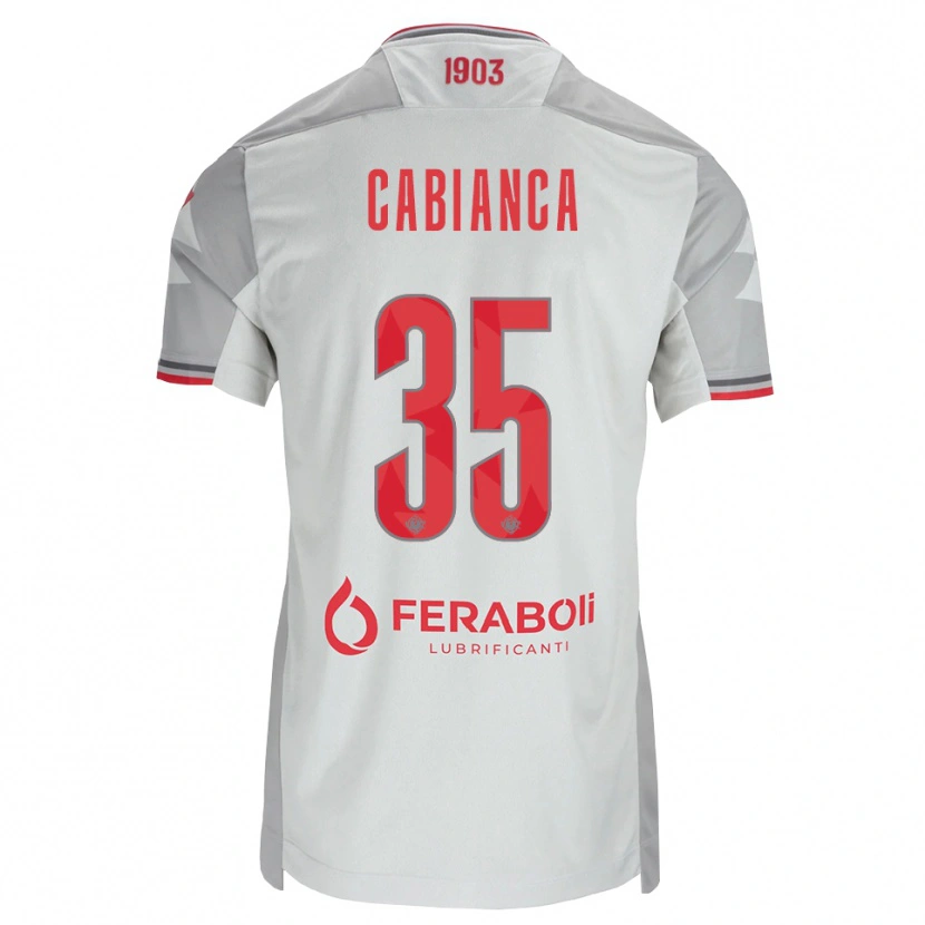 Danxen Mulher Camisola Eddy Cabianca #35 Cinza Branco Vermelho Alternativa 2026/27 Camisa Brasil