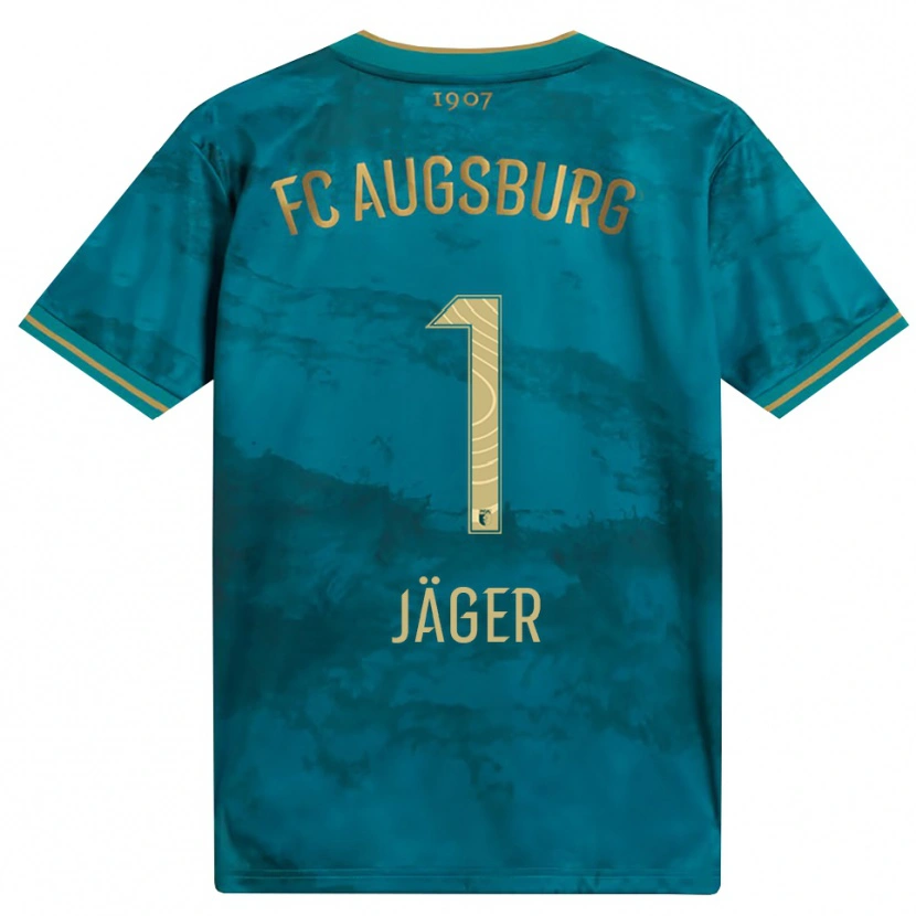 Danxen Mulher Camisola Tobias Jäger #1 Verde Marrom Alternativa 2026/27 Camisa Brasil